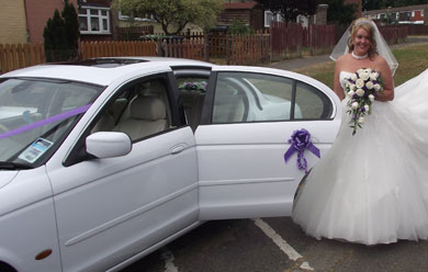 Bride Limo Wedding Car